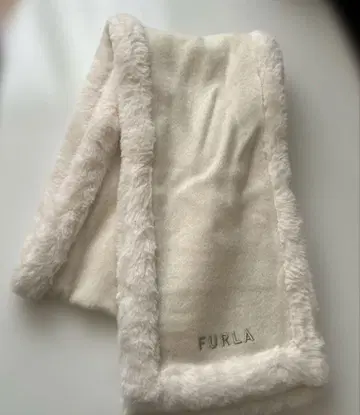 FURLA 울 100% 인조 모피 머플러