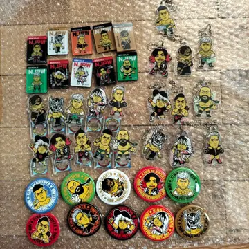 신일본 프로레슬링 아크릴 스탠드 아크릴 키링 캔뱃지