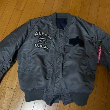 레어 ALPHA INDUSTRIES MA1 알파 플라이트 자켓 USA