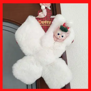 홍콩 디즈니랜드 리나벨 리나벨 머플러 더피 프렌즈 크리스마스