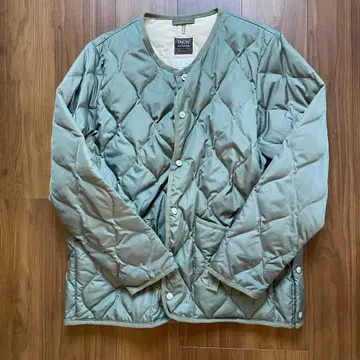 TAION U넥 퀼팅 자켓 XXL 올리브 그린