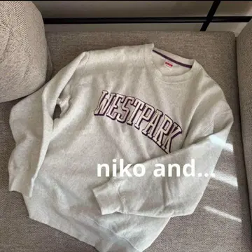 니코앤드 로고 맨투맨