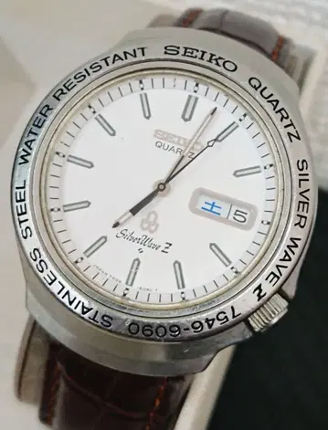 B 실버 웨이브 Z SEIKO SilverWave Z 쿼츠 손목시계
