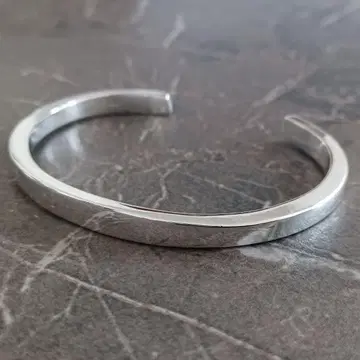 심플 실버 뱅글 S925 디자인 팔찌 액세서리