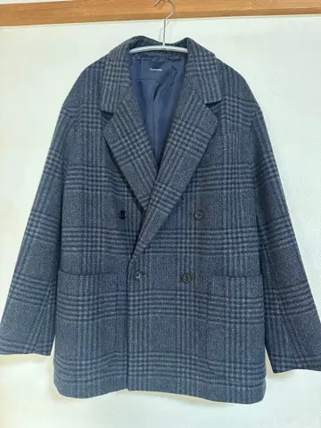 프레임워크 체크 울 자켓