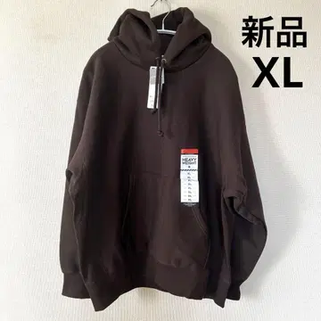 새상품 헤비웨이트 맨투맨 후드티 (긴팔) XL 다크 브라운 GU