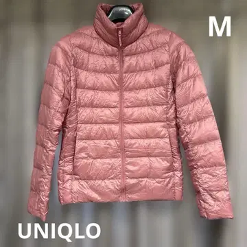 유니클로 여성용 울트라 라이트 다운 핑크 M