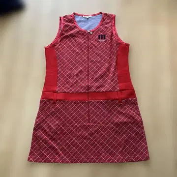 마리끌레르 여성용 골프 원피스 튜닉 LL 빨간색 계열 보온성