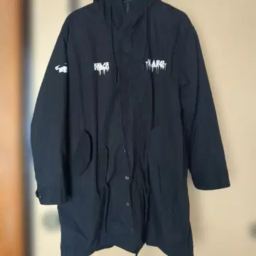 XLARGE x D*FACE 콜라보 모즈 코트 블랙 계열 S