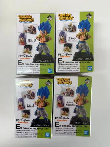 제일복권 드래곤볼 STRONG CHAINS!! 4점 세트 E상