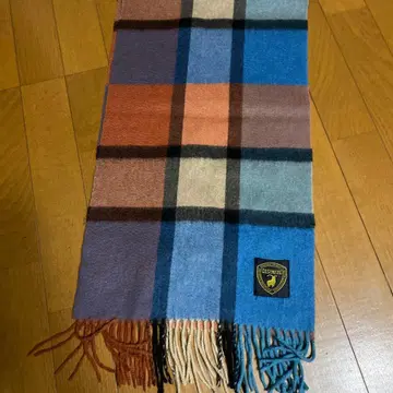 캐시미어 체크 무늬 머플러 멀티 컬러