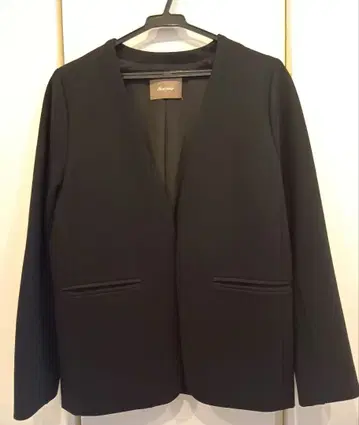 노카라 자켓 블랙 여성용 L 사이즈