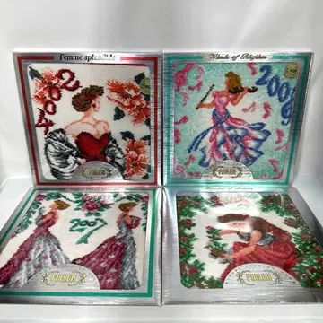 [ 미개봉 ] 페이러 셔닐 직조 대형 타월 손수건 8장 세트