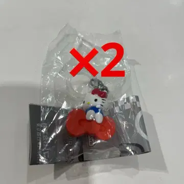 헬로키티 아메리칸 디자인 메지루시 액세서리 리본 x 2