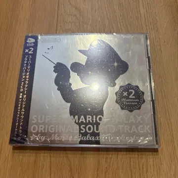 새상품 슈퍼 마리오 갤럭시 오리지널 사운드 트랙 플라티나 버전