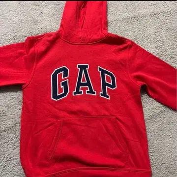 GAP 로고 후드티 레드 [가격 인하]