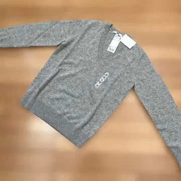UNIQLO 캐시미어 니트 스웨터 M 라이트 그레이