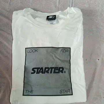 STARTER 화이트 T셔츠 LARGE