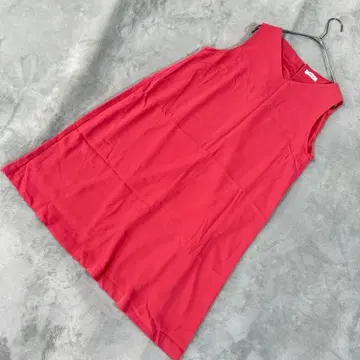 [새상품급] FRAY I.D 슬리브리스 원피스 F 사이즈 핑크