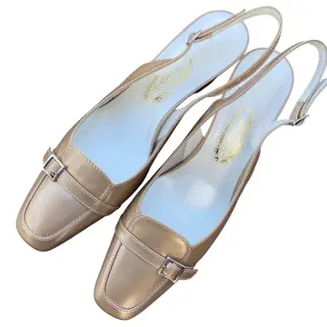 미사용급 긴자 Yoshinoya 긴자 요시노야 뮬 샌들 펌프스