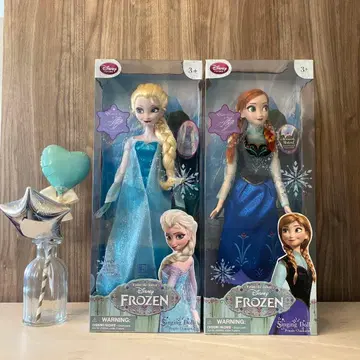 [ 현재는 레어 미개봉 ] 안나와 엘사의 싱잉돌