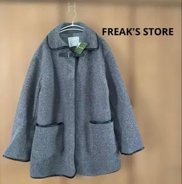 FREAK'S STORE 새상품 미니부클레 자켓 그레이 코트
