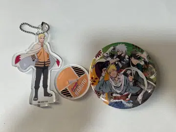 NARUTO 캔뱃지 후지큐 하이랜드 아크릴 스탠드