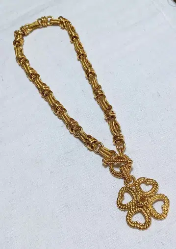 a54 BIJOUX CASCIO 비쥬 카시오 클로버 목걸이