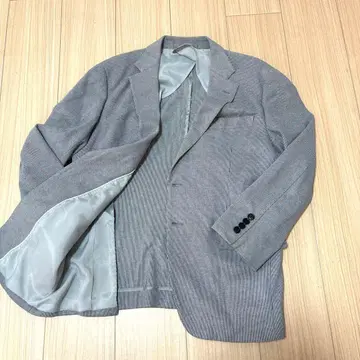 고타이리쿠 그레이 스트라이프 테일러드 자켓 M569번