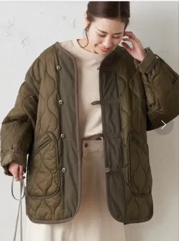 CIAOPANIC TYPY 밀리터리 퀼팅 자켓