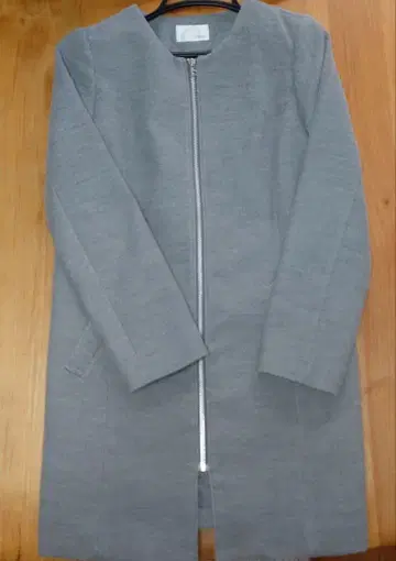 [ 새상품급 ] index 그레이 노카라 코트 M