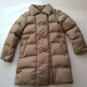 MELROSE 베이지 다운 롱 코트