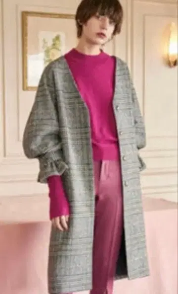 RANDA 볼륨 슬리브 코트 사이즈 1