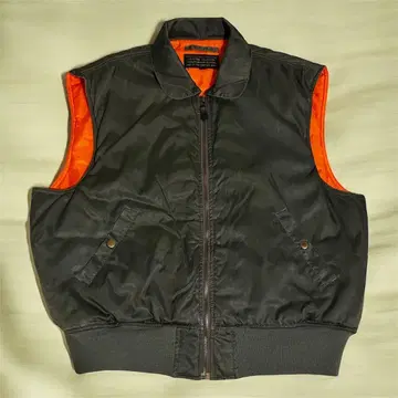 MA-1 슬리브리스 자켓 올리브 그린