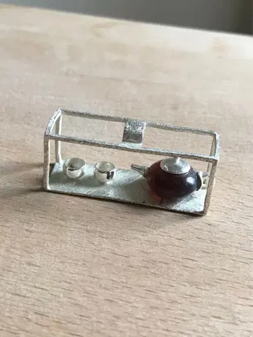 중국 차 모티브 펜던트 탑