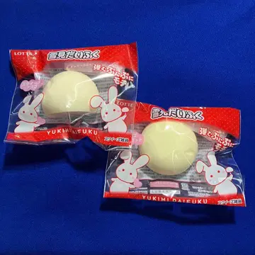 새상품! 유키미 다이후쿠 스퀴즈 마스코트 2종 세트