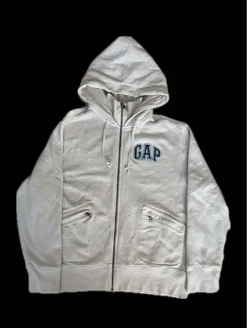 GAP 풀 집업 화이트 후드티