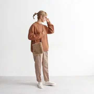 HAVERSACK 셰퍼드 체크 이지 팬츠