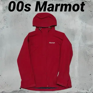 00s 마모트 고어텍스 레드 로고 마운틴 후드티 M 사이즈