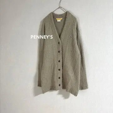 PENNEY'S 복슬복슬 샤기 V넥 가디건 FOX 겉옷