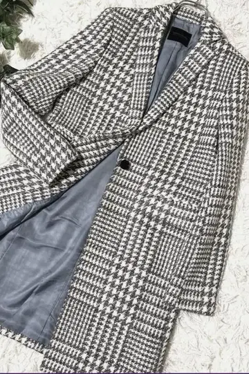 TOMORROWLAND 체스터 코트 체크 무늬