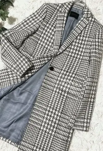 TOMORROWLAND 체스터 코트 체크 무늬