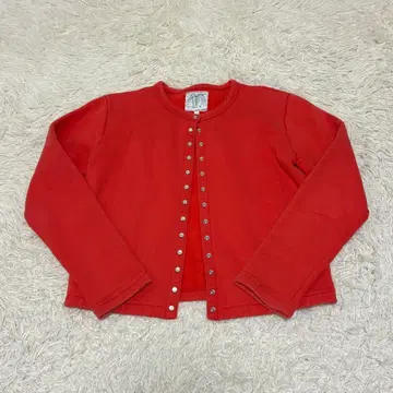 agnes b 에네스베 T1 오렌지 맨투맨 가디건