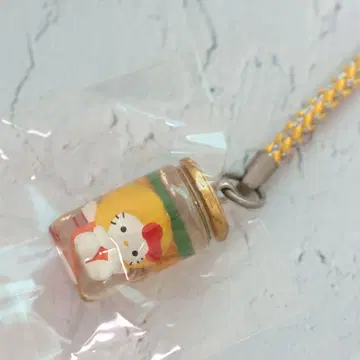 [ 초레어 레어 ] 신슈 한정판 살구 항아리 키티 스트랩 끈