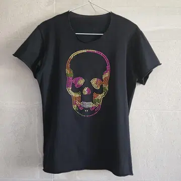 루시앙페라피네 카모플라주 스컬 스와로 T셔츠 S 즉시 완판 레어 모델