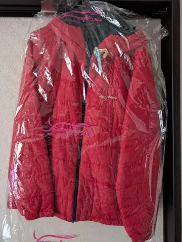 montbell 리버서블 자켓 빨간색과 블랙
