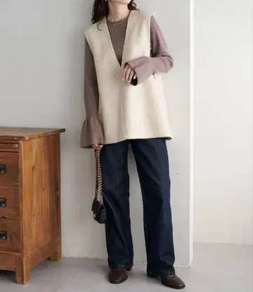 Discoat 베스트 포함 멀티 웨이 셋업 상의, 베스트만