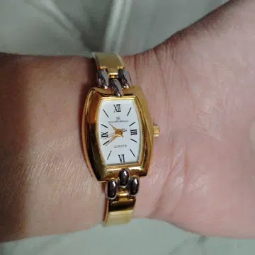 쿼츠 시계 골드 금속 밴딩