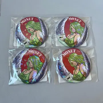 원피스 모네 올스타 캔뱃지 4개 세트