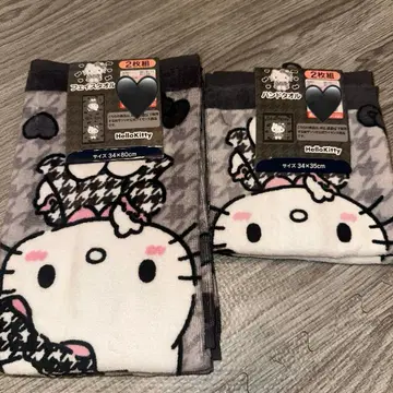 새상품 헬로키티 핸드 타월 페이스타월 각 1장